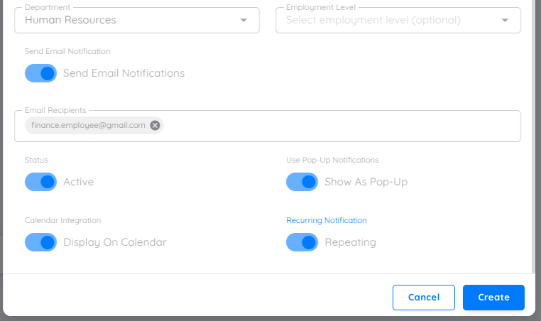 View of Listing Bulletin