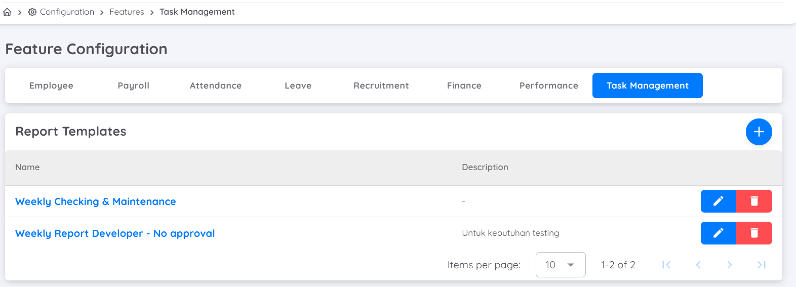 Task Management Setup