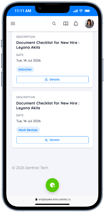 Checklist Approval