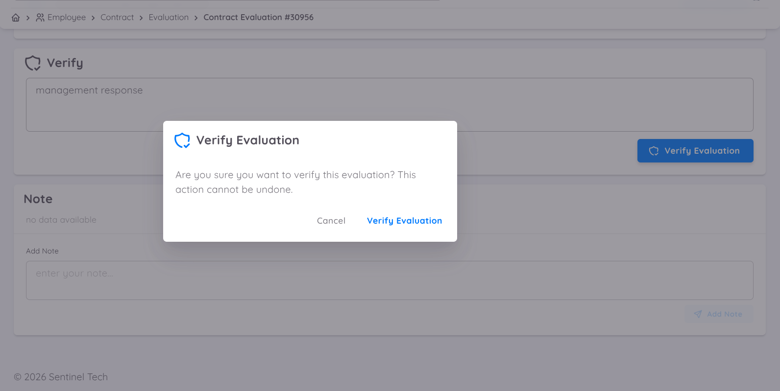 Verifikasi Contract Evaluation