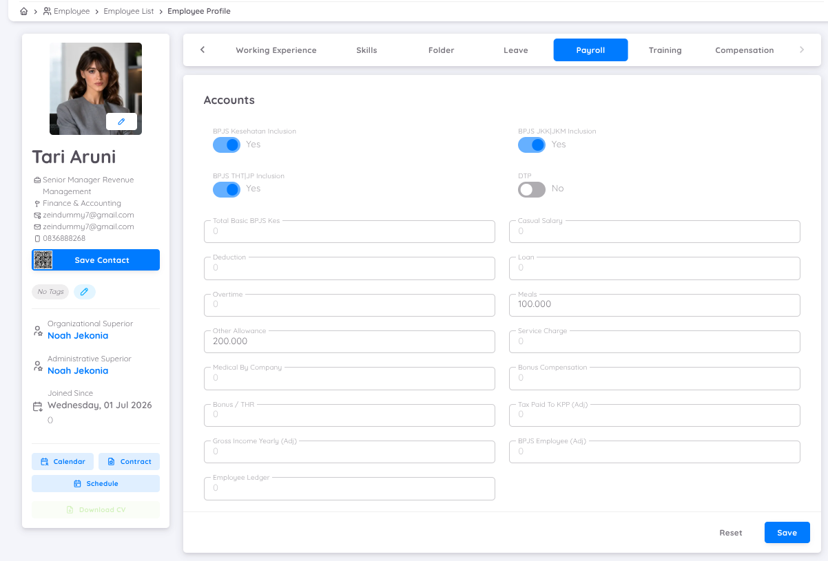 Payroll Configuration