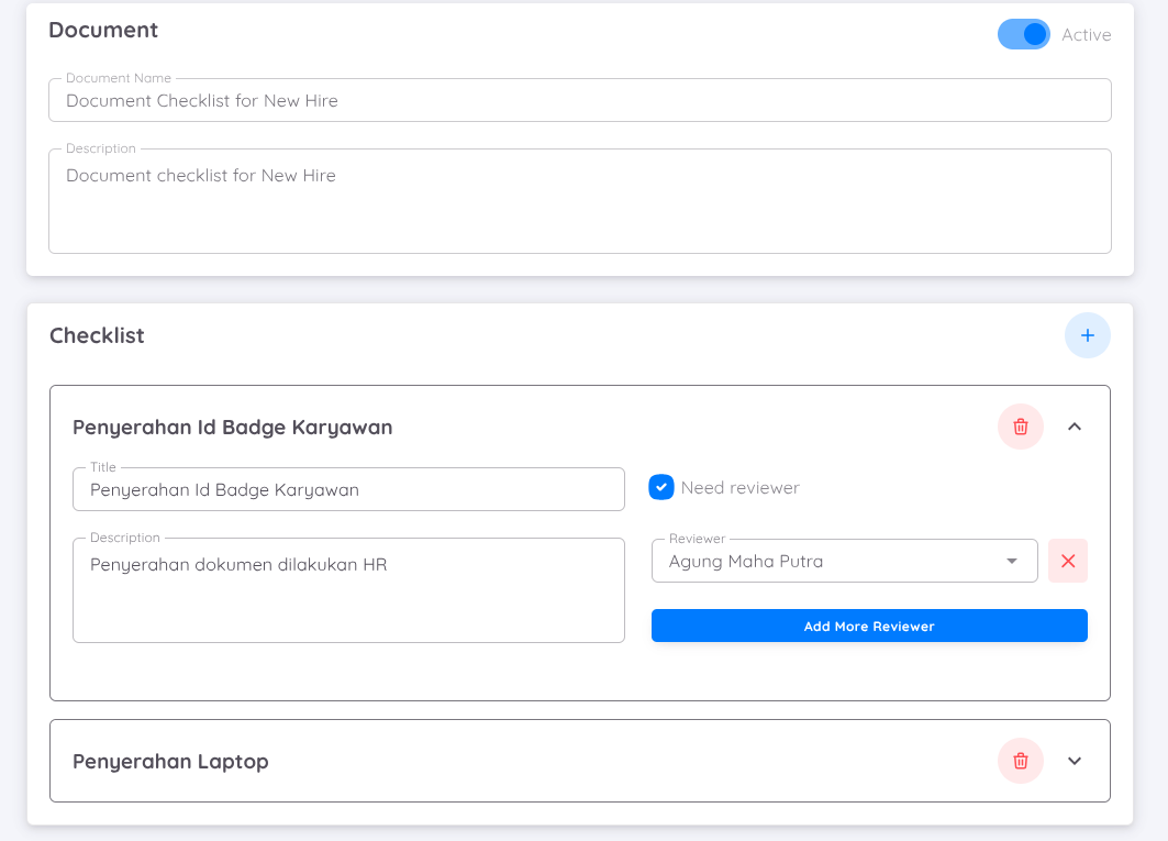 Document Reviewer Configuration