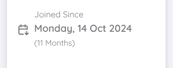 Join Date Information