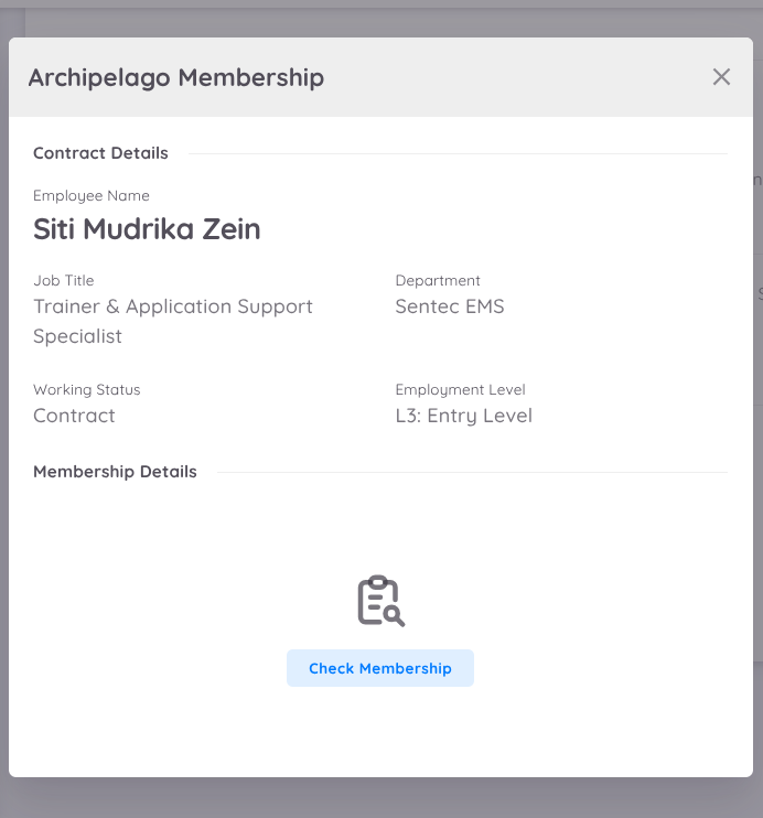 Archipelago Membership Activation View