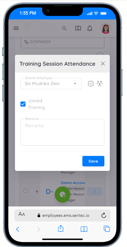 Add Manual Attendance