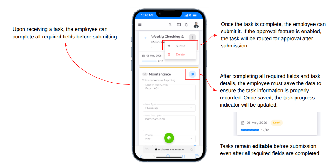 Save Task Report
