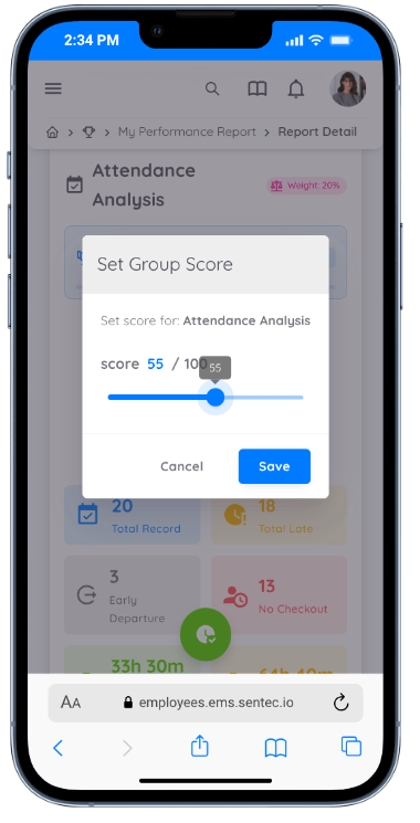 Attendance Scoring