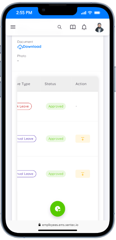 Leave Date Withdrawal