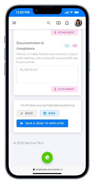 Submit KPI Evaluation