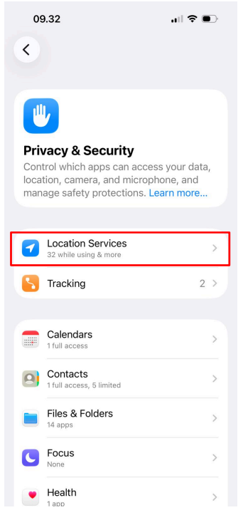 Pengaturan Layanan Lokasi
