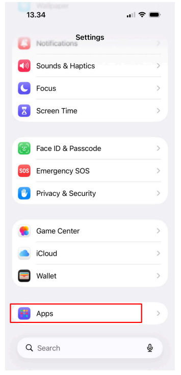 Step 1 - Safari Settings