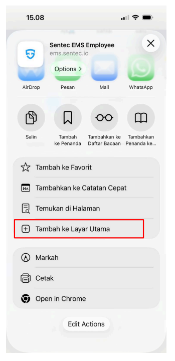 Langkah 4 - Safari