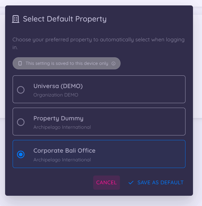 Step 3 - default property