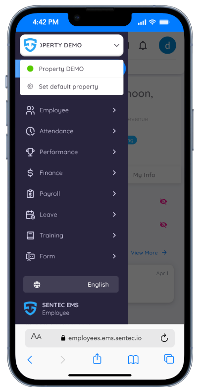 Step 1 - default property mobile