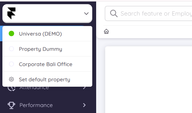 Step 1 - default property