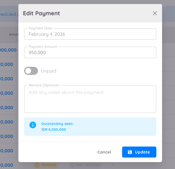Loan Payment Schedule