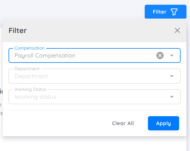 Filter Compensation View