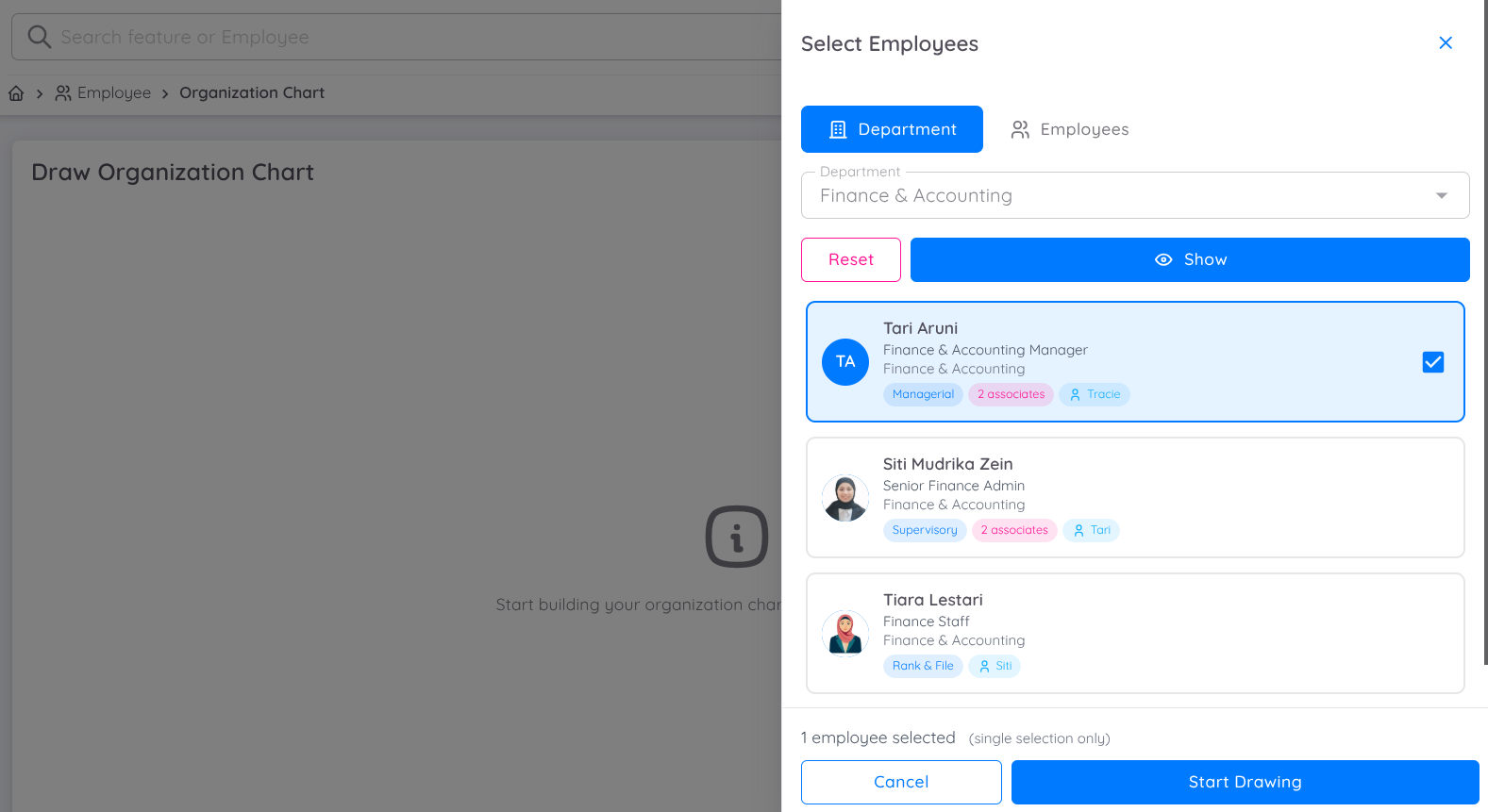 Create Organization Chart