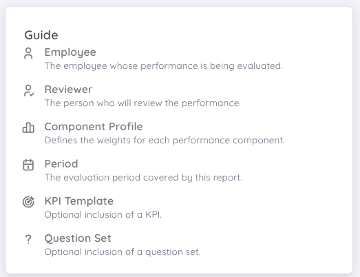 Performance Report Guide