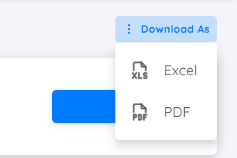 View of Download Turnover Report